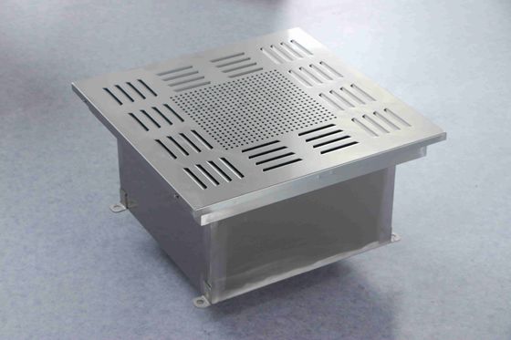Liquid Trough HEPA Air Outlet 450×450×480 - Sealed Cleanroom Ventilation for Pharma/Labs