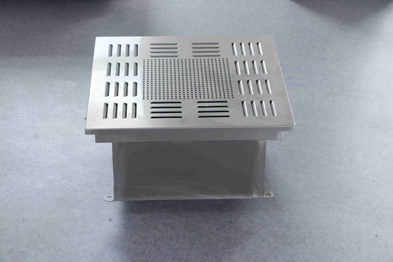 Liquid Trough HEPA Air Outlet 450×450×480 - Sealed Cleanroom Ventilation for Pharma/Labs