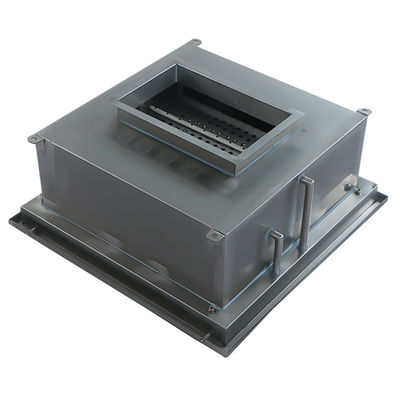 584×584×480mm Zero-Leakage IP55-Rated Liquid Trough HEPA Vent for Semiconductor Cleanroom Air Supply