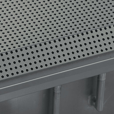584×584×480mm Zero-Leakage IP55-Rated Liquid Trough HEPA Vent for Semiconductor Cleanroom Air Supply