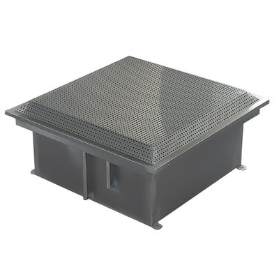 584×584×480mm Zero-Leakage IP55-Rated Liquid Trough HEPA Vent for Semiconductor Cleanroom Air Supply