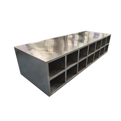 304 Stainless Steel Cleanroom-Compliant Heavy-Duty Step-Over Shoe Bench with Dual-Sided Storage