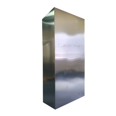 ESD-Safe 304L Stainless Steel Cleanroom Shoe Cabinet for ISO 14644 Compliant Pharma and Semiconductor Facilities