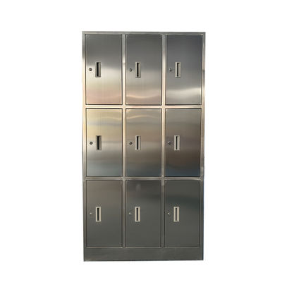 ESD-Safe 304L Stainless Steel Cleanroom Shoe Cabinet for ISO 14644 Compliant Pharma and Semiconductor Facilities