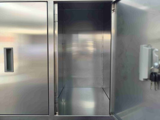 ESD-Safe 304L Stainless Steel Cleanroom Shoe Cabinet for ISO 14644 Compliant Pharma and Semiconductor Facilities