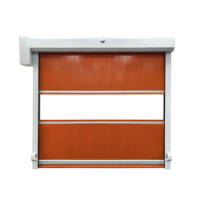 Wind-Resistant High-Speed Roll-Up Door with Radar Sensor & 0.8mm PVC Curtain for Industrial Facilities