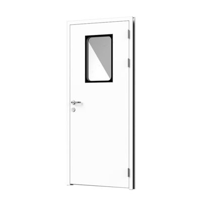 ISO 14644 Cleanroom Steel Door with Hermetic Sealing | Contamination-Proof & Electrostatic Dissipative