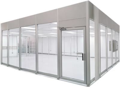 Custom ISO 14644-1 Compliant Cleanroom Booth with Aluminum Frame Construction and Adjustable Airflow Control