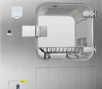 VHP Pass-Through Chamber with Vaporized Hydrogen Peroxide Sterilization and Stainless Steel Construction for Cleanrooms ISO CE UL RoHS Certified