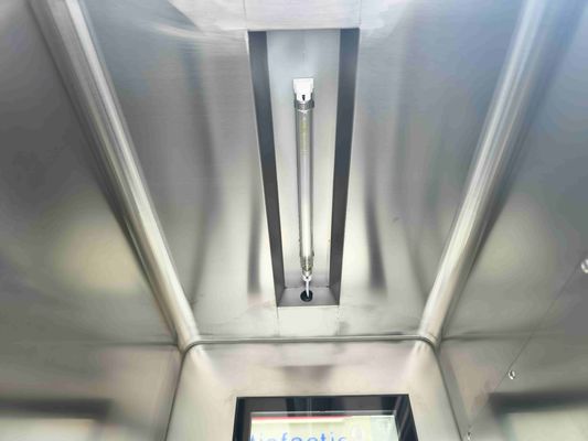 Triple-Layer Mechanically Interlocked Pass Box with UV Sterilization and 304 Stainless Steel Construction
