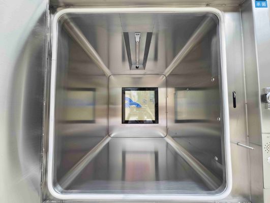 Triple-Layer Mechanically Interlocked Pass Box with UV Sterilization and 304 Stainless Steel Construction