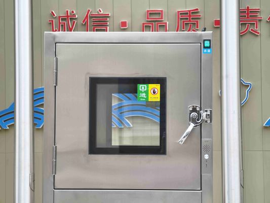 Triple-Layer Mechanically Interlocked Pass Box with UV Sterilization and 304 Stainless Steel Construction