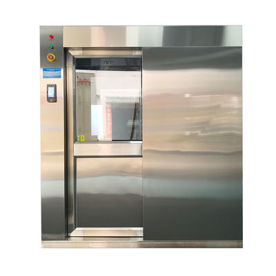 Smart Sliding-Door Air Shower with Facial Recognition and Stainless Steel Construction for Personnel Decontamination