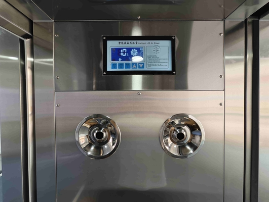 Smart Sliding-Door Air Shower with Facial Recognition | Touchless Personnel Decontamination System