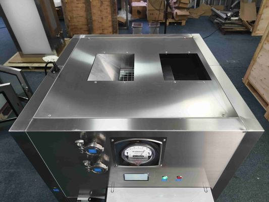 Auto-Door Laminar Flow Pass Box with HEPA-Filtered ISO Class 5 Air Purity and Motorized Sliding Doors