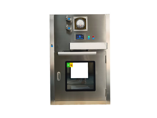 Auto-Door Laminar Flow Pass Box with HEPA-Filtered ISO Class 5 Air Purity and Motorized Sliding Doors