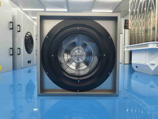 Reverse Suction Fan Filter Unit with Flange Port and High-Efficiency Filtration for Cleanrooms