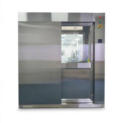 Smart Sliding-Door Air Shower with Facial Recognition and Stainless Steel Construction for Personnel Decontamination