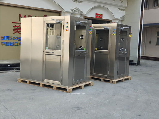 304 Stainless Steel GMP Pharma Air Shower with Double-Sided Blowing and Microcomputer Control