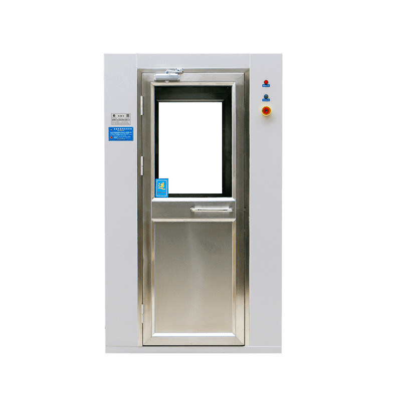 ISO-Certified 304 Stainless Steel Industrial Air Shower with HEPA Filtration for Cleanroom Decontamination