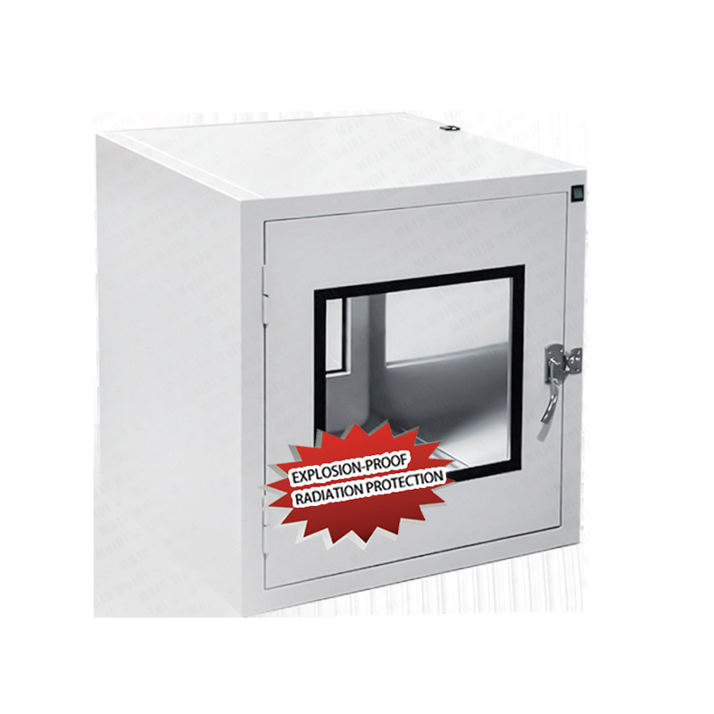 Explosion Proof Stainless Steel Clean Room Pass Box with Mechanical Interlock for Dynamic Transfer