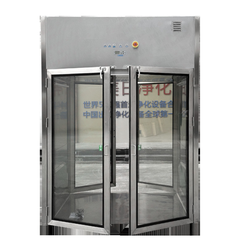 Double Door Clean Room Pass Box with HEPA Filter and Mechanical Locks for Lab Use