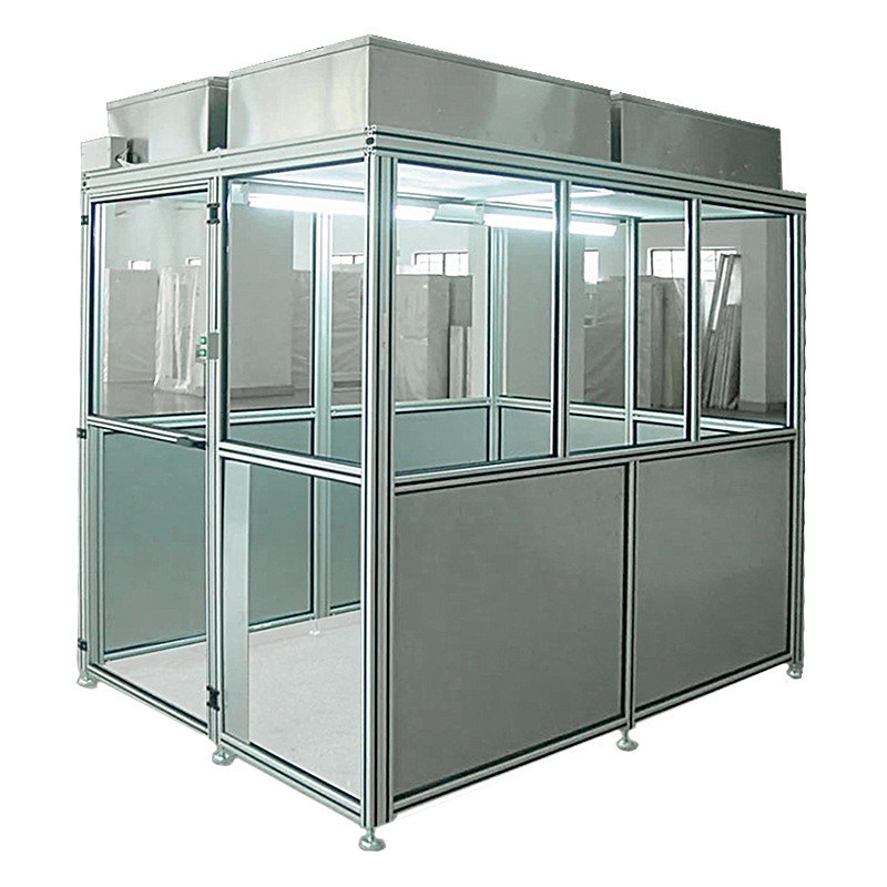 ISO 8 Modular Cleanroom with HEPA Fan Filter Units and Customizable Sizes for Various Applications
