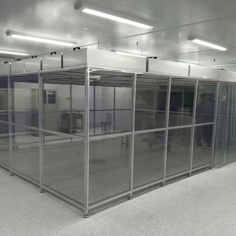 Customizable Modular Clean Room with HEPA Filtration and ISO 8 Compliance for Industrial Applications