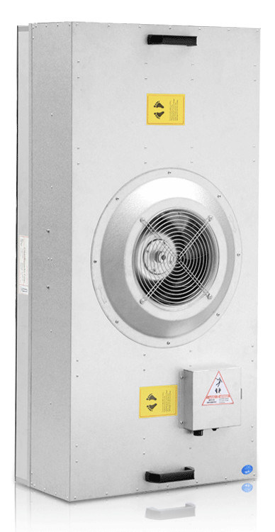 Safe Space Saving Low Pressure Drop Precise Airflow Control Hepa Fan Filter Unit For Clean Room