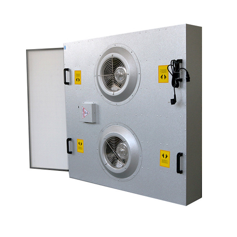 EC Dual DC Motor FFU Fan Filter Unit|HEPA Air Purification for ISO Cleanrooms