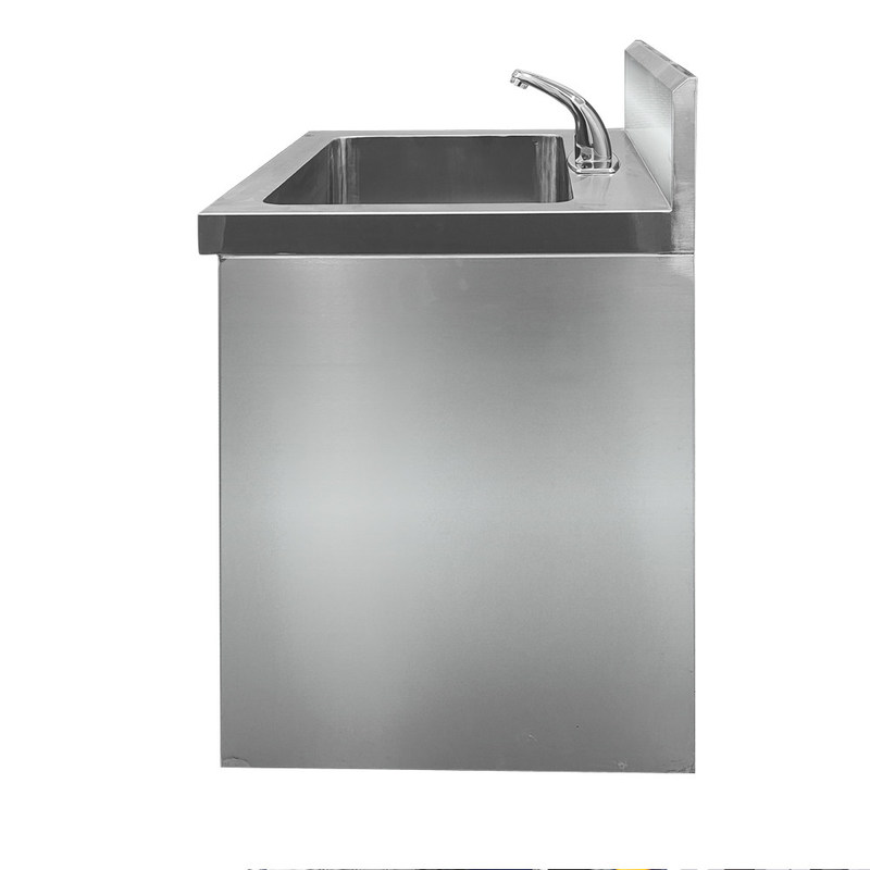 Single-Person 304 Stainless Steel Hand Wash Sink for Cleaning and Disinfection
