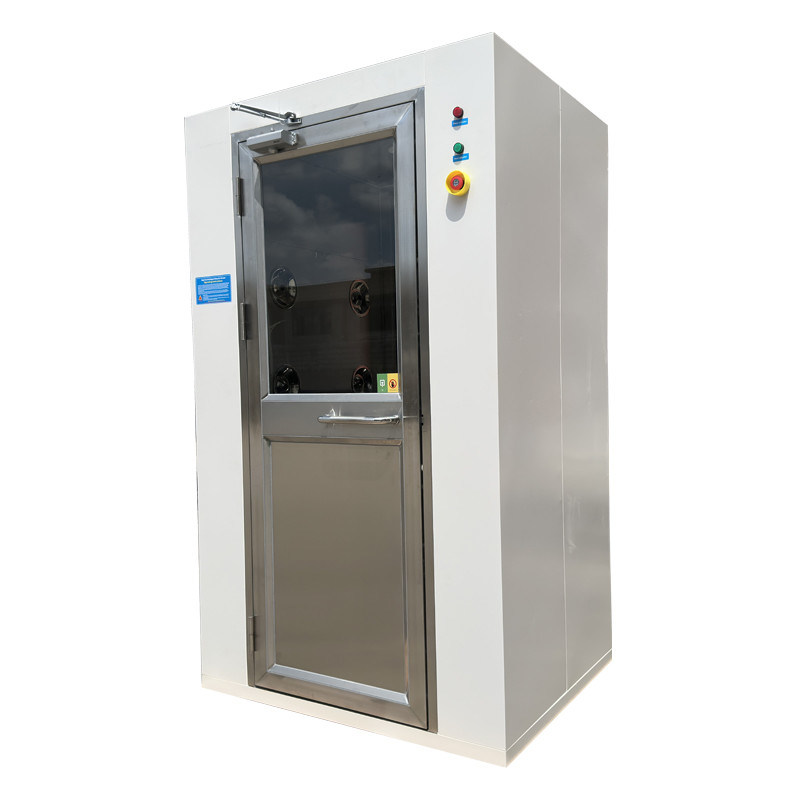 FDA-Compliant 304 Stainless Steel Air Shower with Convex Door for Pharma and Food Cleanrooms