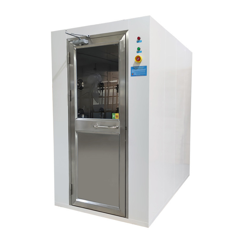 GMP-Compliant 201 Stainless Steel Air Shower with Pharma-Grade Twin Airflow for Cleanroom Decontamination