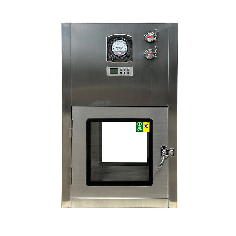 GMP-Certified 304 Stainless Steel Laminar Flow Pass Box 1200x1070x1600mm for Pharma Cleanrooms