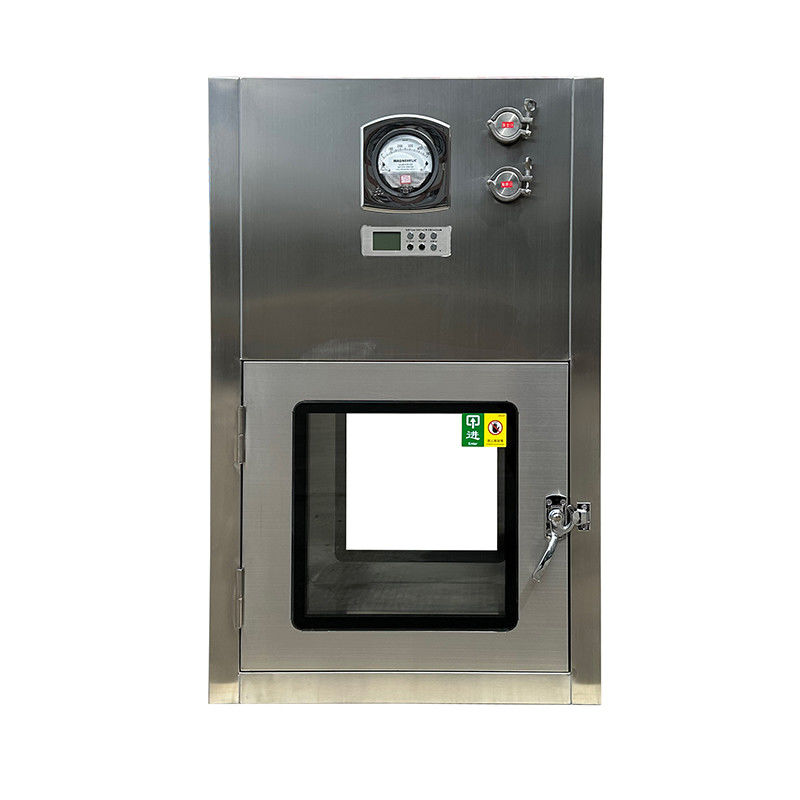 GMP Grade A Pass Box for Vial Transfer | 304 Steel & 600mm Clean Zone