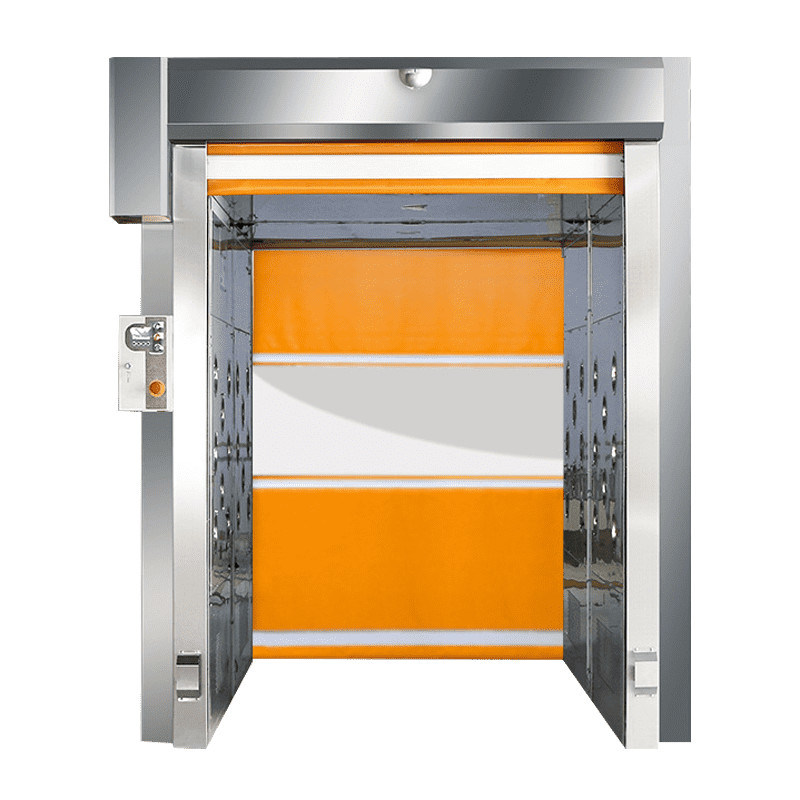 Industrial Heavy-Duty Air Shower with Segmented Windproof Design and 0.8mm Tear-Resistant Curtain for ISO 14644-1 Compliant Cleanrooms