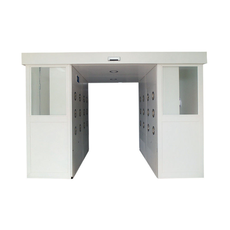 Industrial Goods Air Shower with Auto Sliding Doors | 1500W Fan, 0.3µm HEPA Filter | Dust-Free Transfer