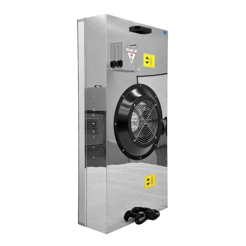 BFU Bottom-Access Fan Filter Unit with Extra-Large HEPA Airflow, Ultra-Low Vibration, and Tool-Free Filter Change for ISO 5-9 Cleanrooms