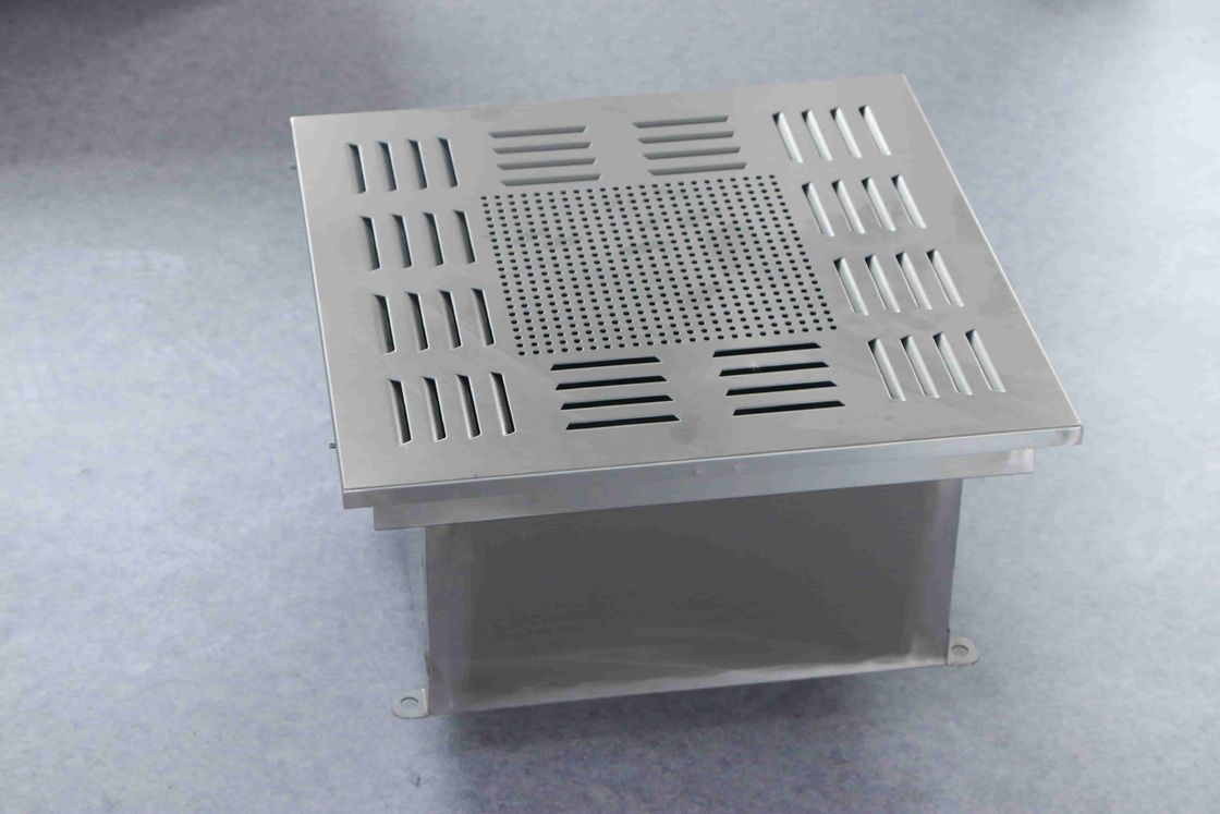 Liquid Trough HEPA Air Outlet 450×450×480 - Sealed Cleanroom Ventilation for Pharma/Labs