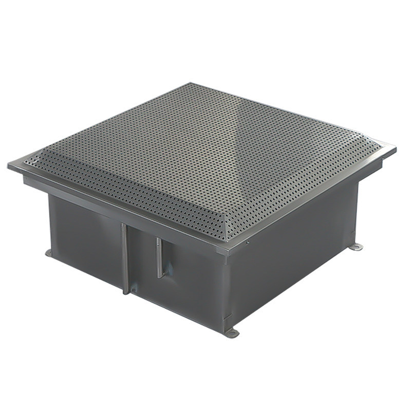 584×584×480mm Zero-Leakage IP55-Rated Liquid Trough HEPA Vent for Semiconductor Cleanroom Air Supply