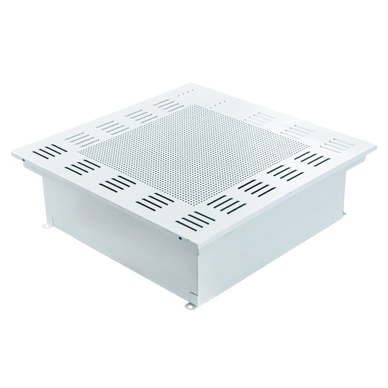 ISO 14644 Certified HEPA Air Outlet with 1000 CMH Airflow and Cold Plate Painted Finish for Cleanrooms