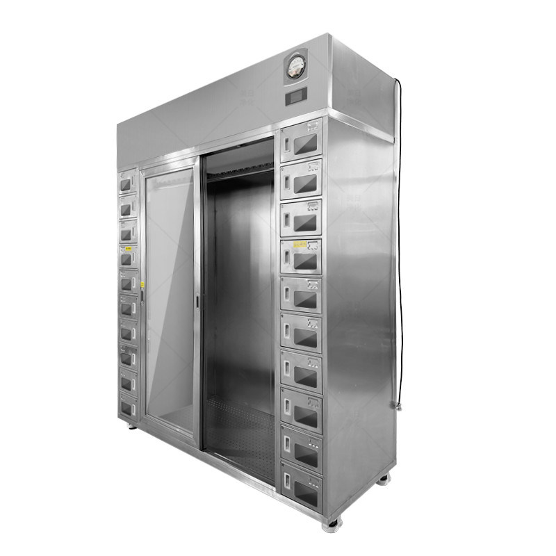 Cleanroom Storage Cabinet with HEPA Filtration and Dual-Zone Storage for ISO/GMP Compliance