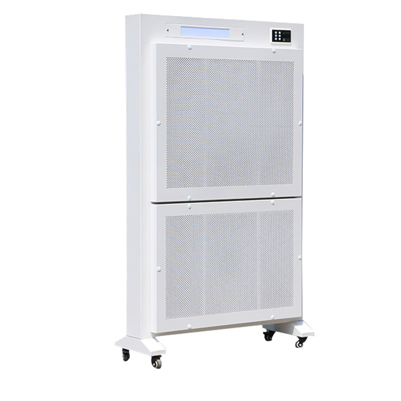 Smart Air Disinfection System with 120W Output Power and UV-C+HEPA Dual-Stage Disinfection Featuring AI-Powered Airflow Optimization
