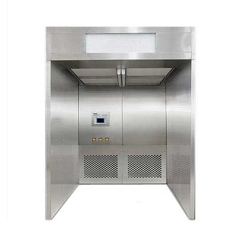 GMP-Compliant Weighing Booth with HEPA Filtration and SUS304 Stainless Steel Construction for Dust Containment