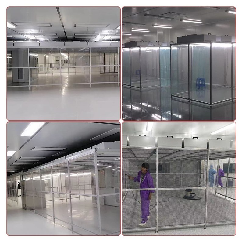 Custom ISO5~ISO9 Clean Room with Fresh Air Supply 10%-30% and Temperature Controlled for Sterile Environments
